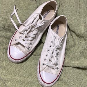 Converse All Star White Canvas Sneakers